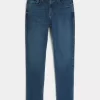 Dark Wash Athletic Skinny Jeans
