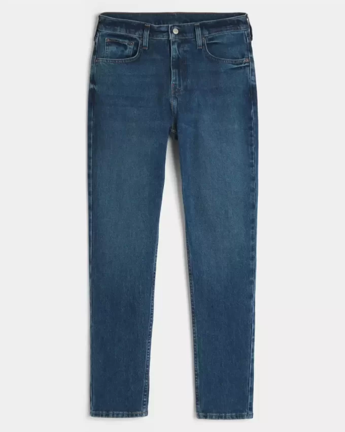 Dark Wash Athletic Skinny Jeans