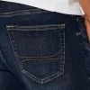 Dark Wash Athletic Skinny Jeans