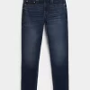 Dark Wash Athletic Skinny Jeans
