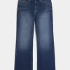 Dark Wash Baggy Bootcut Jeans