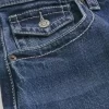 Dark Wash Baggy Bootcut Jeans