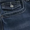 Dark Wash Baggy Bootcut Jeans