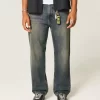 Dark Wash Baggy Jeans