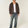 Dark Wash Embroidered Baggy Jeans