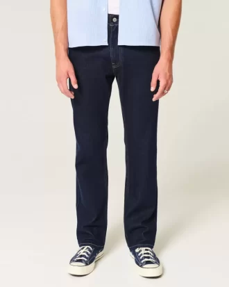 Dark Wash Straight Jeans