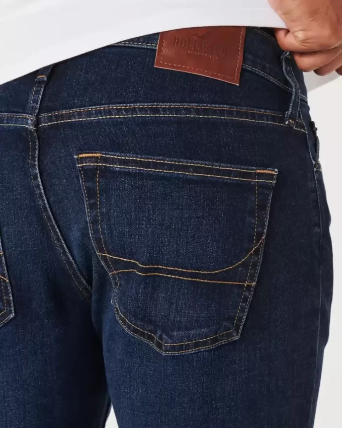 Dark Wash Straight Jeans