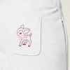 Deer Graphic Wide-Leg Sweatpants