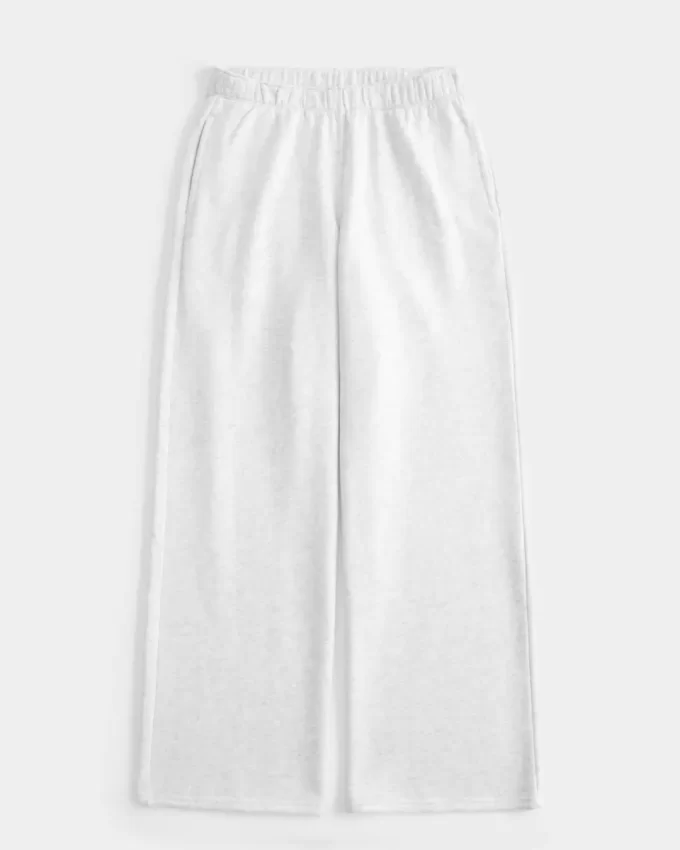 Deer Graphic Wide-Leg Sweatpants