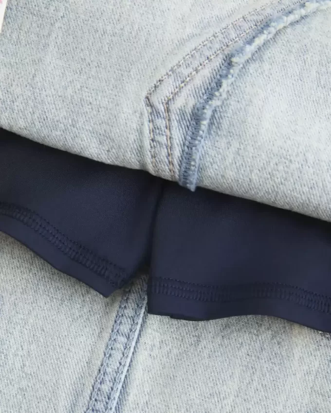 Denim Mini Skort