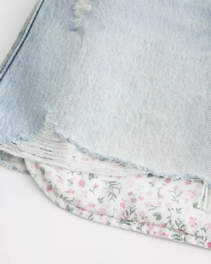 Denim Mini Skort