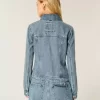 Denim Zip-Up Jacket
