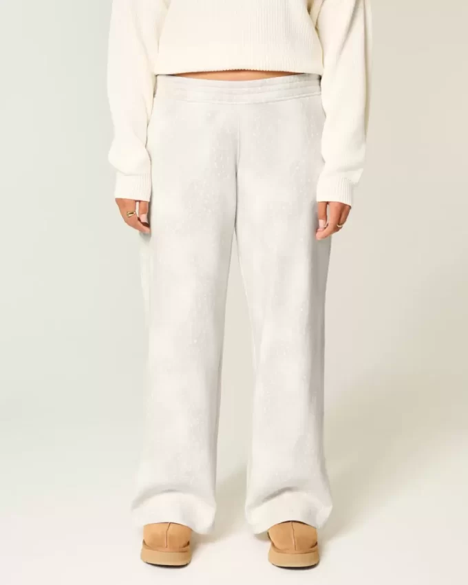 Doe Print Baggy Sweatpants
