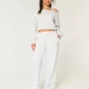 Dog Graphic Wide-Leg Sweatpants