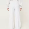 Dog Graphic Wide-Leg Sweatpants