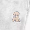 Dog Graphic Wide-Leg Sweatpants