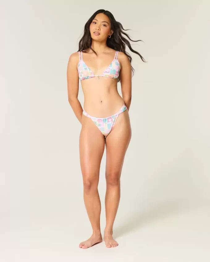 Double Strap Triangle Bikini Top