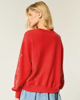 Easy American Honey Graphic Crew Sweatshirt
