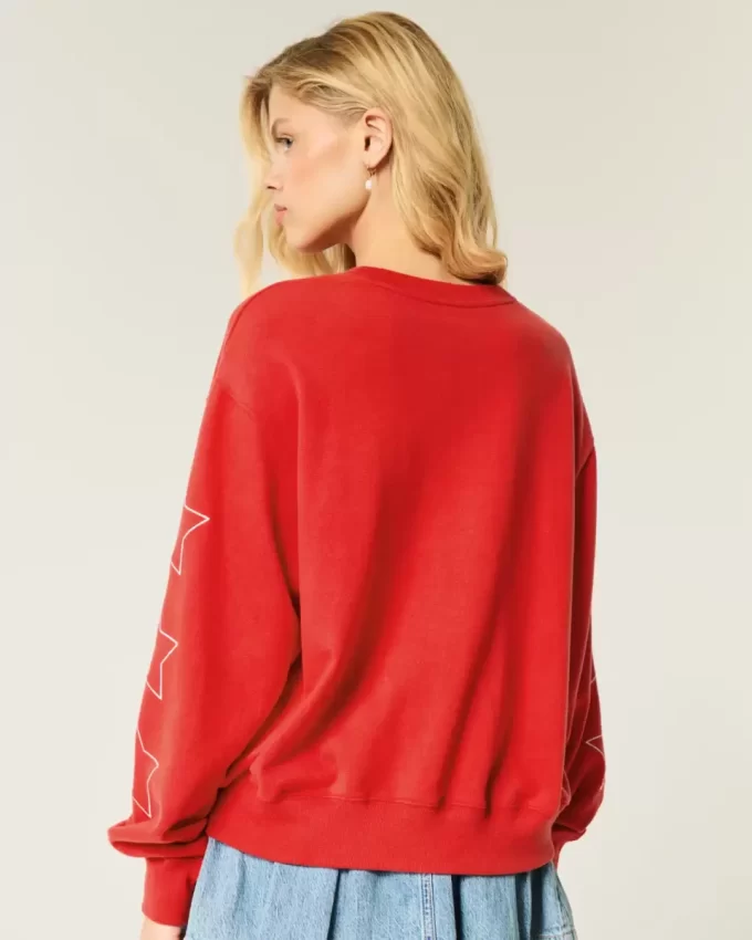 Easy American Honey Graphic Crew Sweatshirt