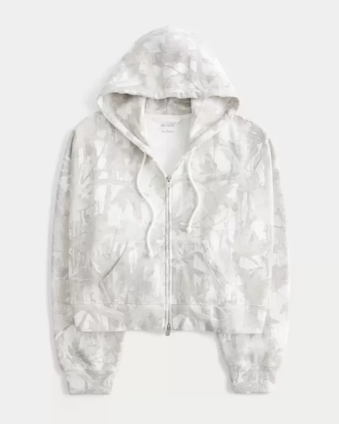Easy Camo Zip-Up Hoodie