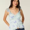Easy Chiffon Babydoll Top