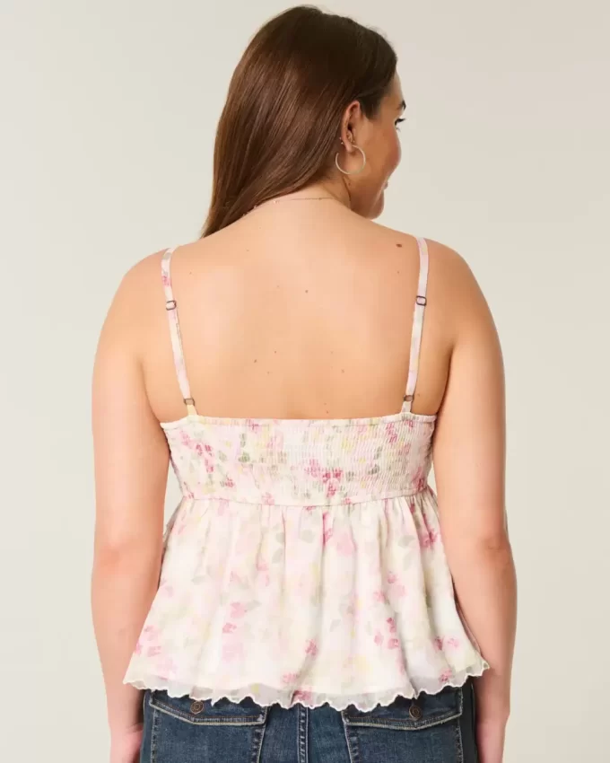 Easy Chiffon Babydoll Top