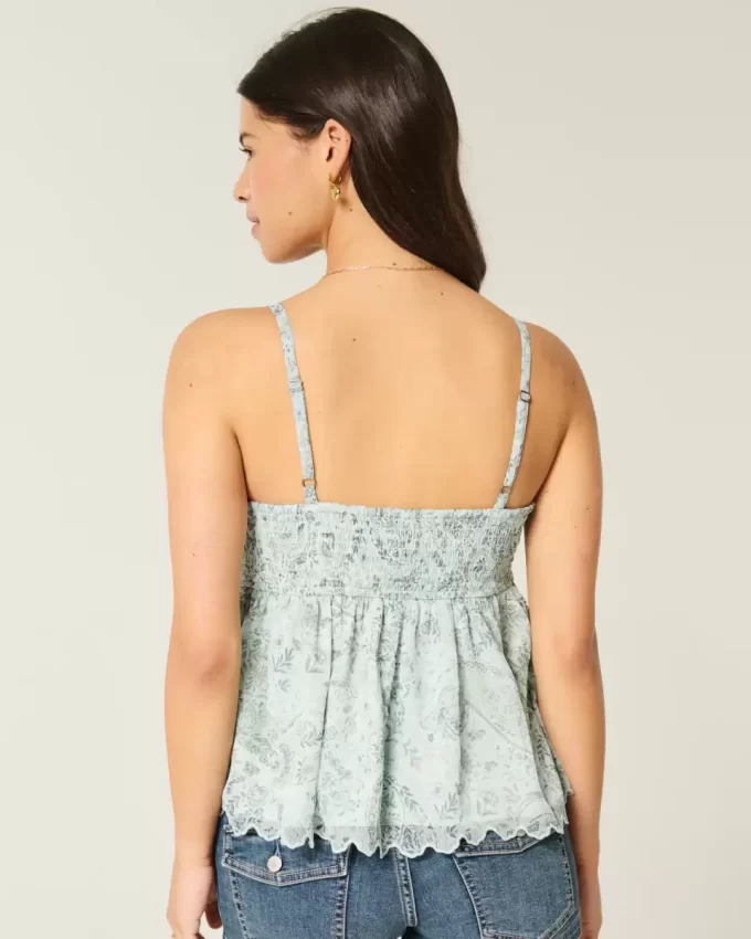 Easy Chiffon Babydoll Top