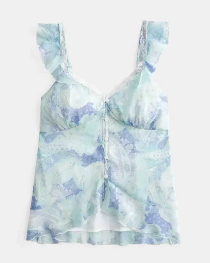 Easy Chiffon Babydoll Top