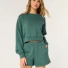 Easy Crew Sweatshirt & Fleece Shorts Bundle