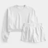 Easy Crew Sweatshirt & Fleece Shorts Bundle