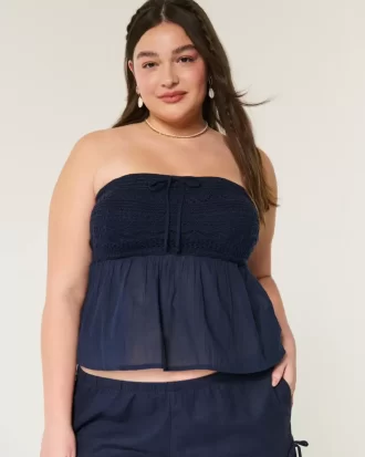 Easy Crochet-Style Babydoll Top
