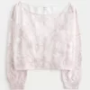 Easy Double Off-the-Shoulder Camo Sweatshirt
