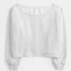 Easy Double Off-the-Shoulder Sweatshirt