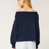 Easy Double Off-the-Shoulder Sweatshirt