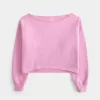 Easy Double Off-the-Shoulder Sweatshirt