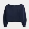 Easy Double Off-the-Shoulder Sweatshirt