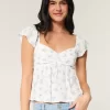 Easy Flutter Sleeve Babydoll Top