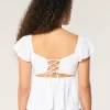Easy Flutter Sleeve Babydoll Top