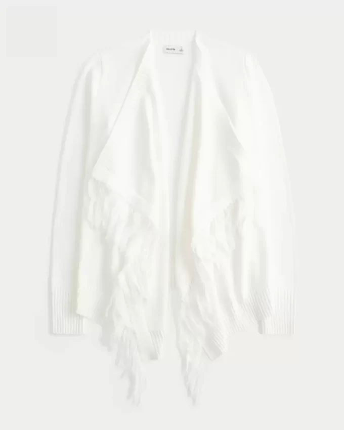Easy Fringe No-Close Cardigan