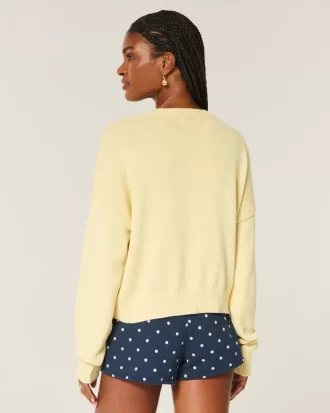 Easy Honolulu Graphic Crew Sweater