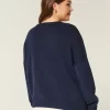 Easy Jumping Fish Graphic Crew Sweater
