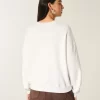 Easy New York Guitar Studded Graphic Crew Sweatshirt