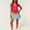 Easy Notch-Neck USA Graphic Baby Tee