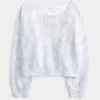 Easy Off-the-Shoulder Camo Sweatshirt