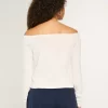 Easy Off-the-Shoulder London Graphic Tee