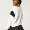 Easy Off-the-Shoulder Miami Graphic Sweatshirt