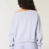 Easy Off-the-Shoulder NYC Graphic Sweatshirt