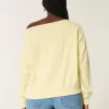 Easy Off-the-Shoulder Southampton Graphic Sweatshirt