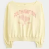 Easy Off-the-Shoulder Southampton Graphic Sweatshirt