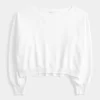 Easy Off-the-Shoulder Terry Sweatshirt